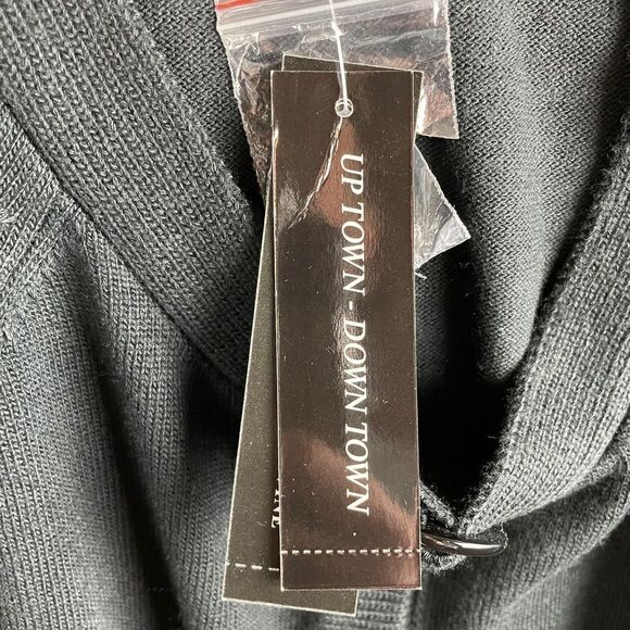 NWT Larry Levine Black Cardigan Sweater Size S - Picture 9 of 9